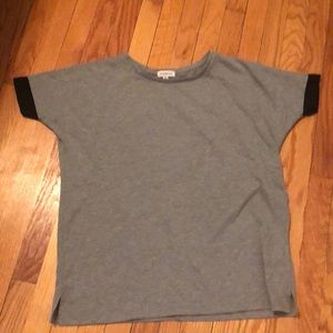 Grey and black shirt